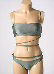 Maillot de bain 2 pièces vert BELLES DES PINS pour femme seconde vue