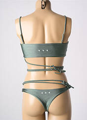 Maillot de bain 2 pièces vert BELLES DES PINS pour femme seconde vue