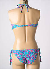 Maillot de bain 2 pièces bleu DARJEELING pour femme seconde vue