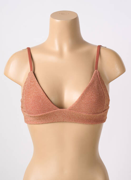 Haut de maillot de bain marron SUBDUED pour femme