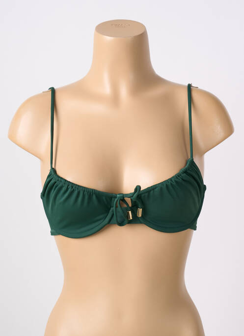 Haut de maillot de bain vert KALY ORA pour femme