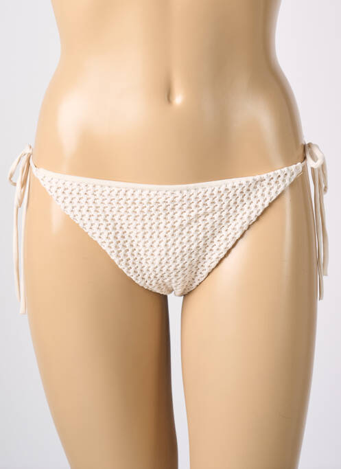 Bas de maillot de bain beige SANS MARQUE pour femme