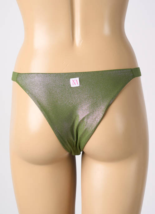 Bas de maillot de bain vert MISS OUT OF OFFICE pour femme
