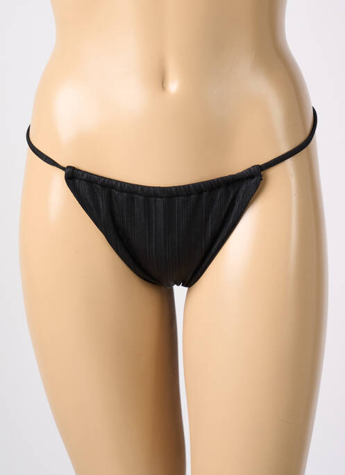 Bas de maillot de bain noir MISS OUT OF OFFICE pour femme