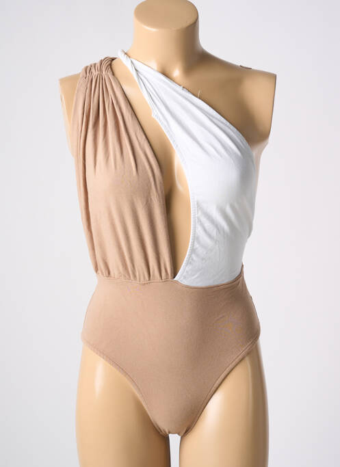 Maillot de bain 1 pièce marron LUZ pour femme