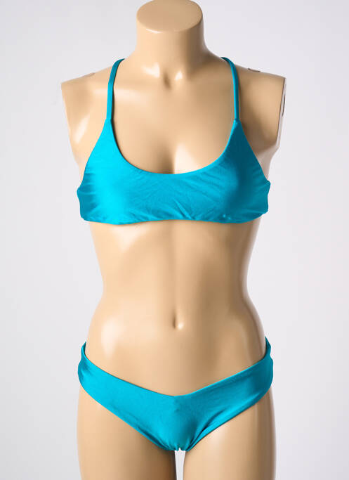 Maillot de bain 2 pièces bleu GRINGA pour femme