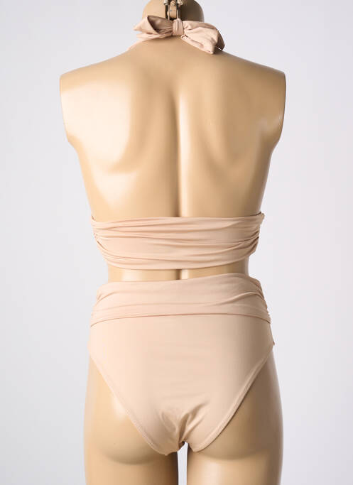 Maillot de bain 2 pièces beige UNDIZ pour femme