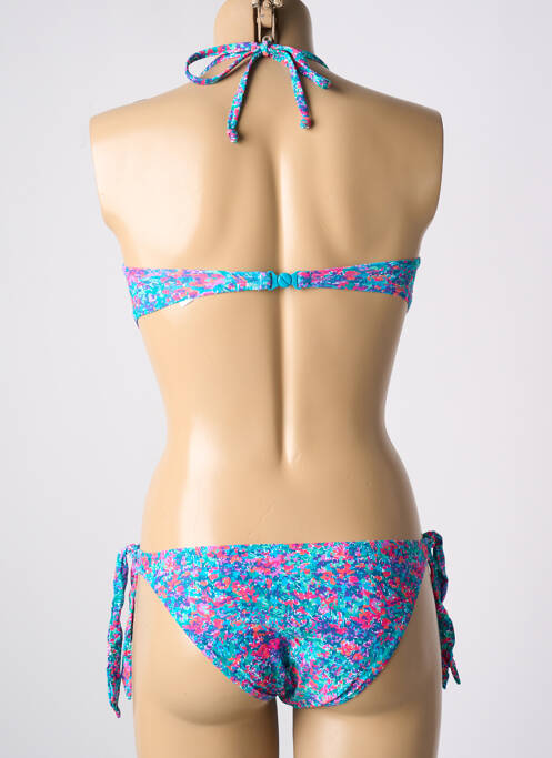 Maillot de bain 2 pièces bleu DARJEELING pour femme