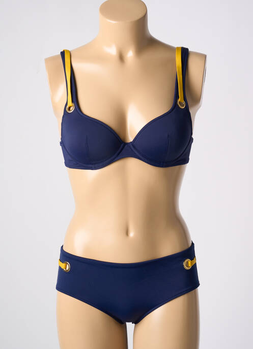 Maillot de bain 2 pièces bleu MARI JO pour femme