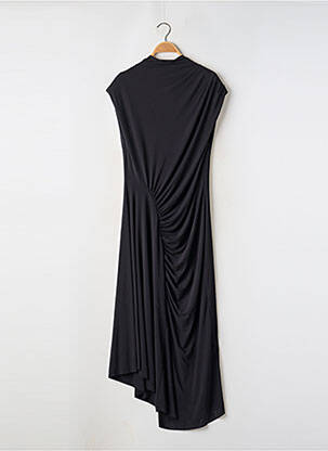 Robe mi-longue sans manche sans manche noir H&M femme