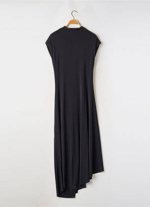 Robe mi-longue sans manche sans manche noir H&M femme