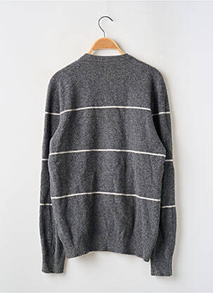Pull tissage chiné manches longues gris GALERIES LAFAYETTE femme