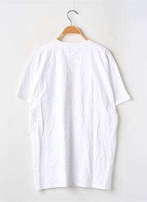T-shirt sérigraphie floquée manches courtes blanc LE BOUCLARD femme