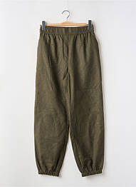 Pantalon droit taille haute taille haute vert HOD femme