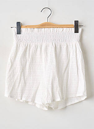Short taille normale taille normale beige BERSHKA femme