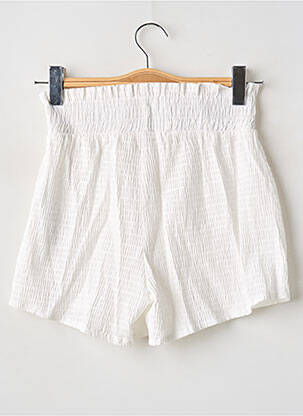 Short taille normale taille normale beige BERSHKA femme