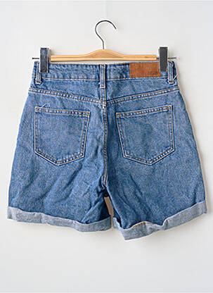 Short tissage denim taille haute bleu NASTY GAL femme
