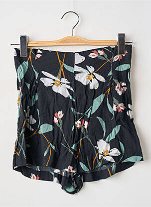 Short taille élastique taille haute noir OYSHO femme