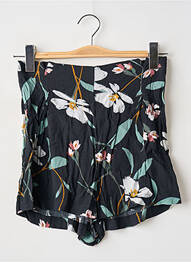 Short taille élastique taille haute noir OYSHO femme