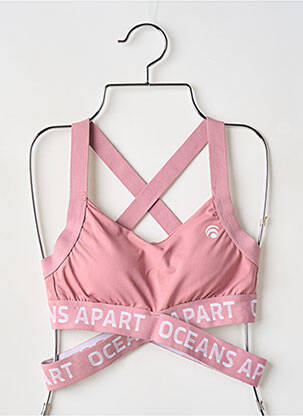 Soutien-gorge effet matière satinée brassieres rose OCEANS APART femme