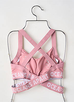 Soutien-gorge effet matière satinée brassieres rose OCEANS APART femme
