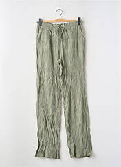 Pantalon droit vert ZARA pour femme seconde vue