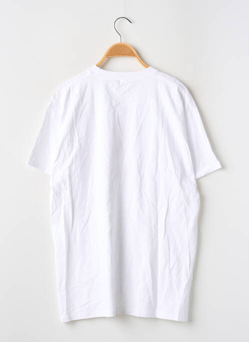 T-shirt sérigraphie floquée manches courtes blanc LE BOUCLARD femme