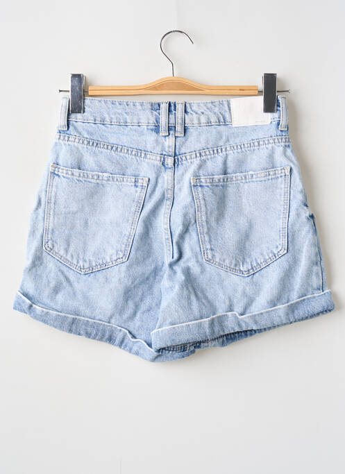 Short bleu BERSHKA pour femme