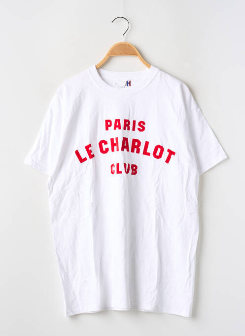 T-shirt blanc LE BOUCLARD pour femme