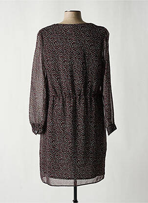 Robe mi-longue coupe fluide manches longues noir MERI & ESCA femme