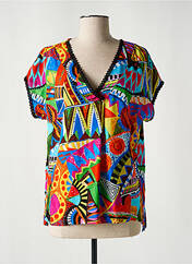 Blouse bleu MALOKA pour femme seconde vue