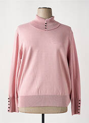 Pull col roulé rose MICHA pour femme seconde vue