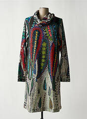 Robe mi-longue gris MALOKA pour femme seconde vue