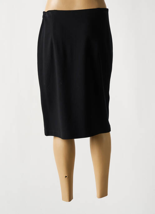 Jupe mi-longue taille haute noir BARBARA LEBEK femme