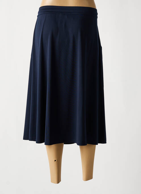 Jupe mi-longue bleu BARBARA LEBEK pour femme