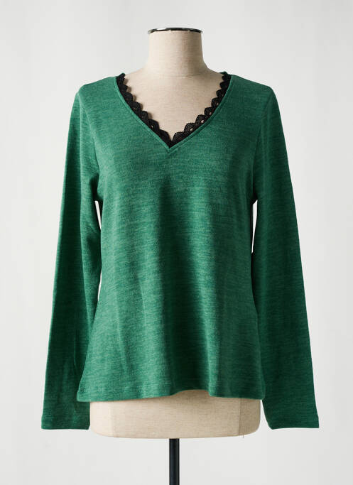 Pull vert MALOKA pour femme