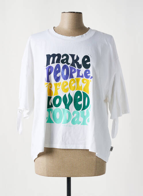 T-shirt blanc LEE COOPER pour femme