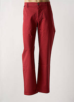 Pantalon chino tissage popeline taille normale rouge LEE COOPER homme