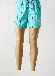 Short de bain fermeture liens à nouer bleu HOM homme