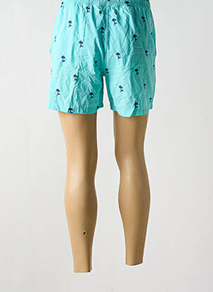 Short de bain fermeture liens à nouer bleu HOM homme