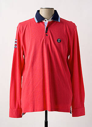 Polo rouge LA SQUADRA pour homme