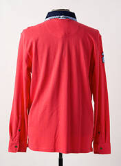 Polo rouge LA SQUADRA pour homme seconde vue