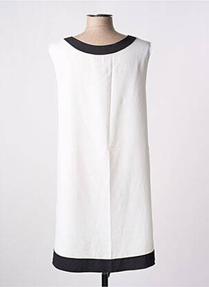 Tunique sans manche coupe fluide blanc GIA VENTOLA femme