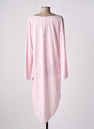 Tunique manches longues col rond rose GIA VENTOLA femme