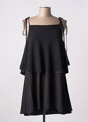 Robe mi-longue noir GIA VENTOLA pour femme seconde vue