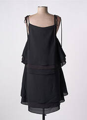 Robe mi-longue noir GIA VENTOLA pour femme seconde vue