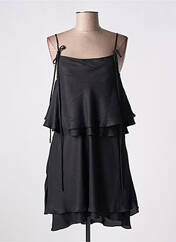 Robe mi-longue noir GIA VENTOLA pour femme seconde vue