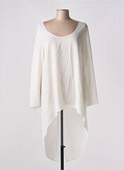 Tunique manches longues blanc GIA VENTOLA pour femme seconde vue