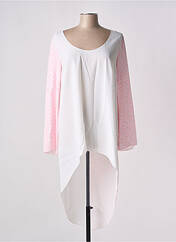 Tunique manches longues rose GIA VENTOLA pour femme seconde vue