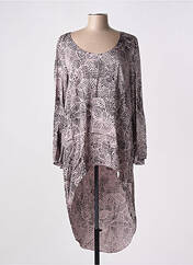 Tunique manches longues violet GIA VENTOLA pour femme seconde vue